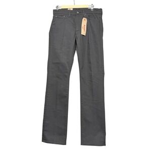 Levis 513 Slim Straight Pants Mens 31x32 Grey Stretch Denim 08513-0479 NEW 5-Poc